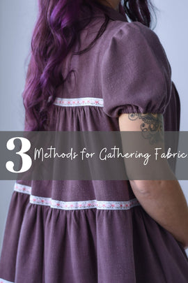 gathered dress