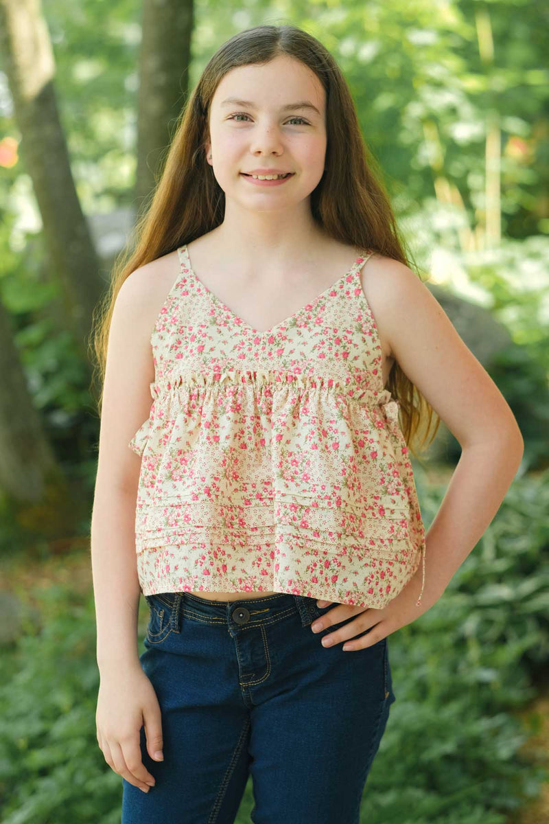 Kids Tilde Woven Babydoll Crop & Top – Petite Stitchery