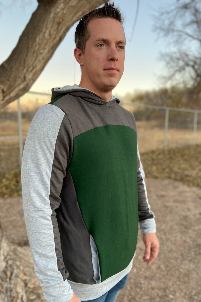 Adult Foster Colorblock Hoodie – Petite Stitchery