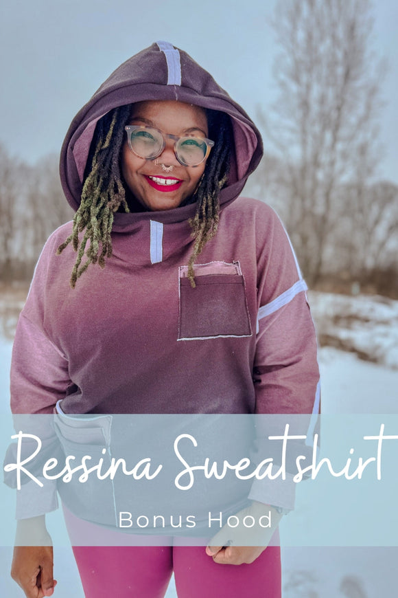 Ressina sweatshirt with hood