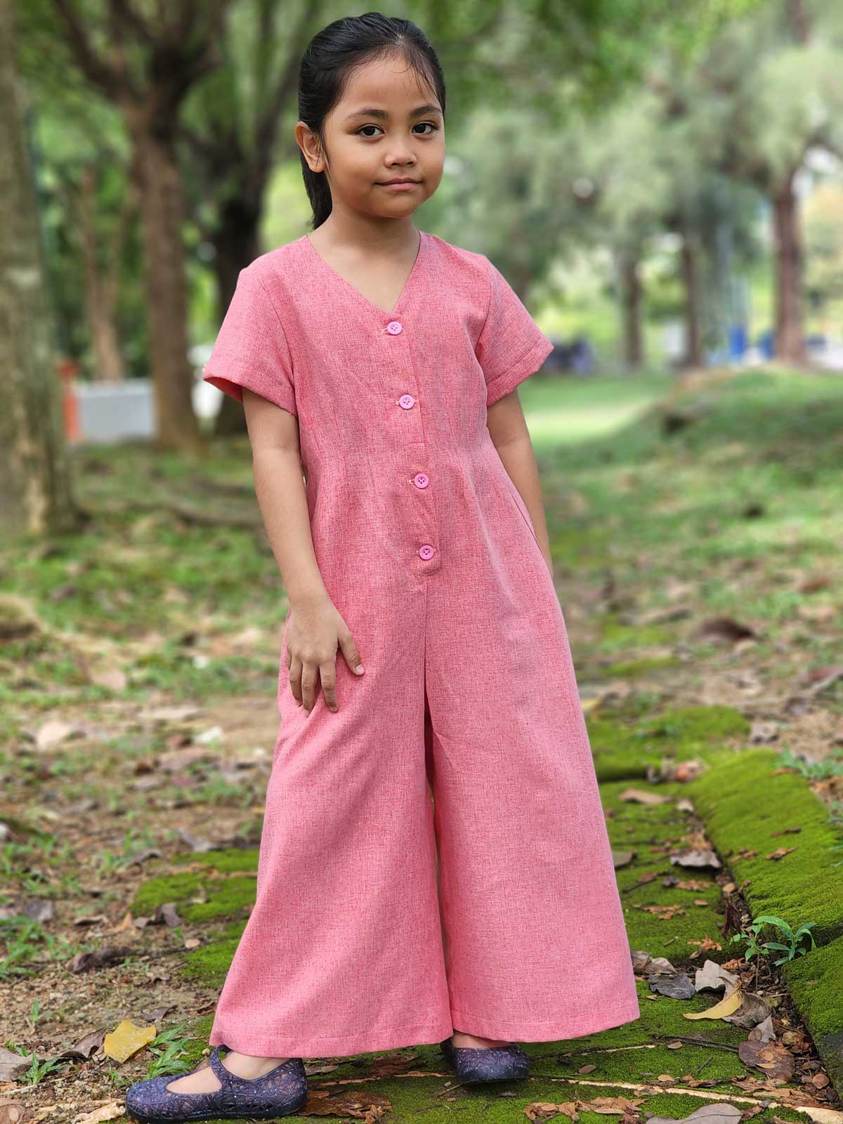 Kids Delilah Romper Dress - Main Image