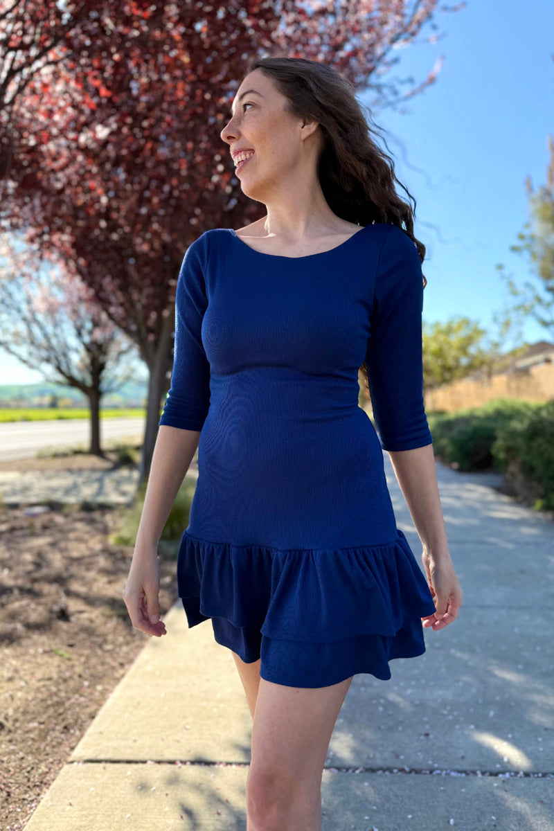 Adult Kaia Drop Waist Dress & Bodysuit Petite Stitchery Adult Kaia Drop Waist Dress & Bodysuit Petite Stitchery