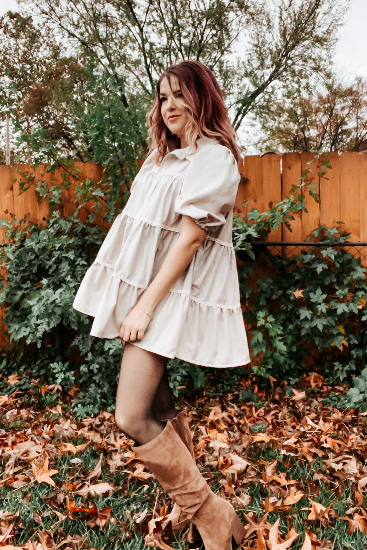 Adult Fairlen Tiered Babydoll Top & Dress Petite Stitchery Adult Fairlen Tiered Babydoll Top & Dress Petite Stitchery