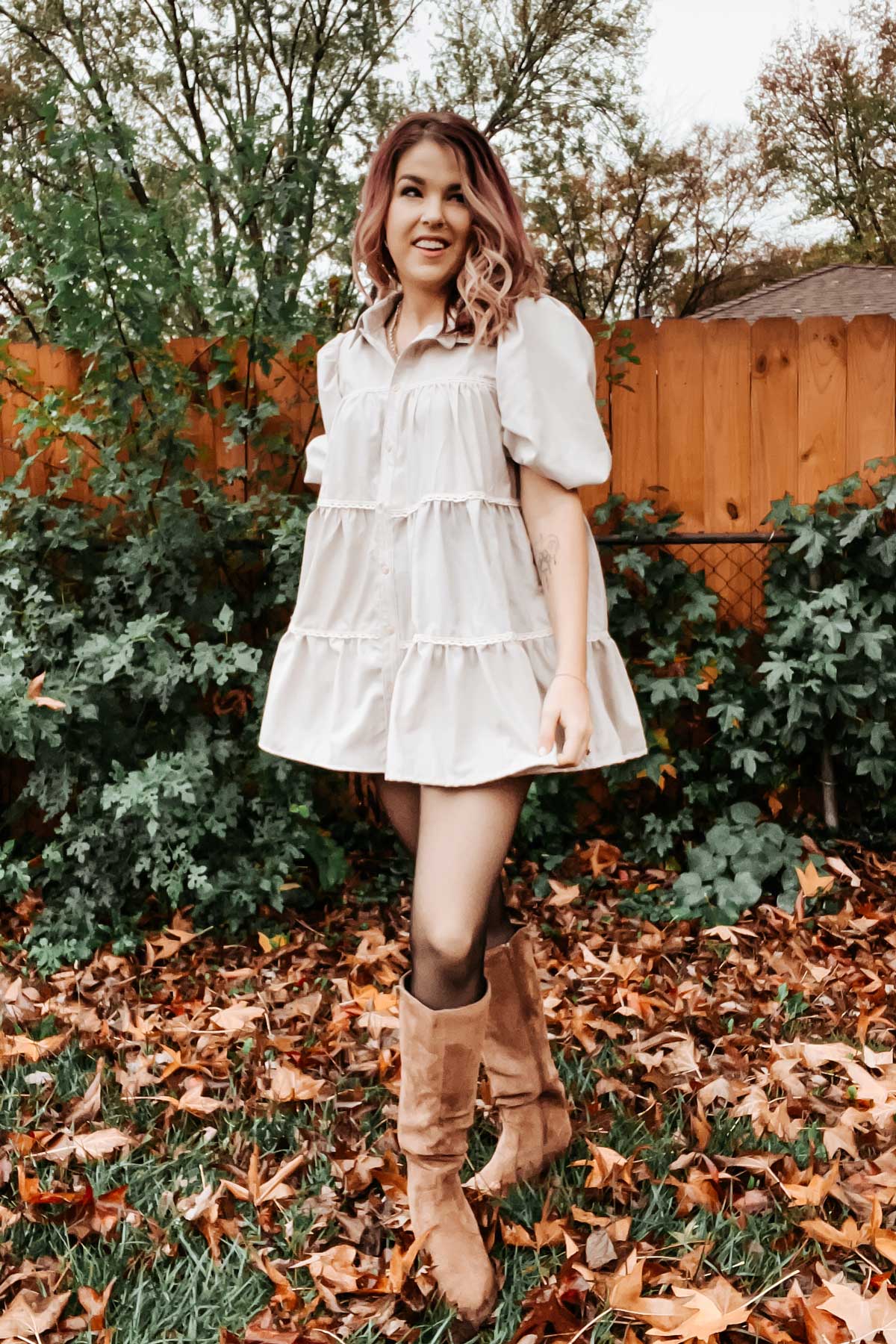 Adult Fairlen Tiered Babydoll Top & Dress Petite Stitchery Adult Fairlen Tiered Babydoll Top & Dress Petite Stitchery