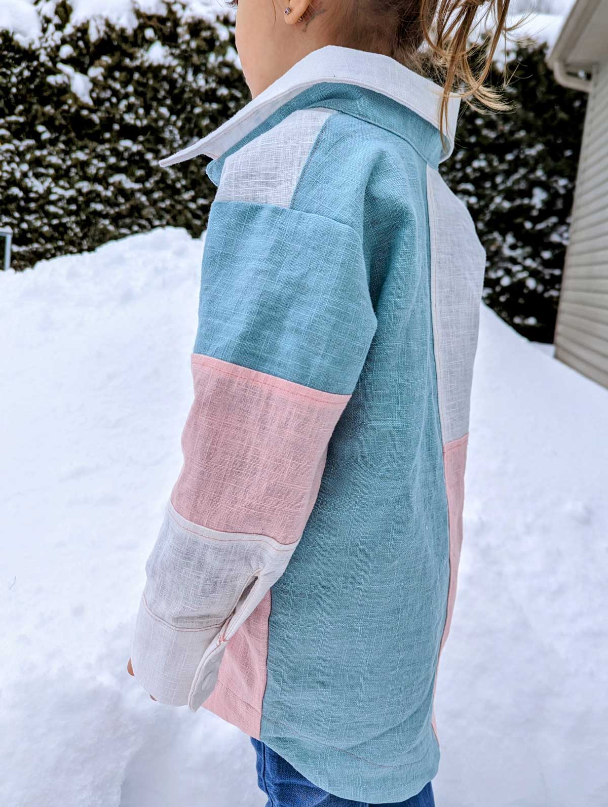 Kids Clay Colorblocked Jacket – Petite Stitchery